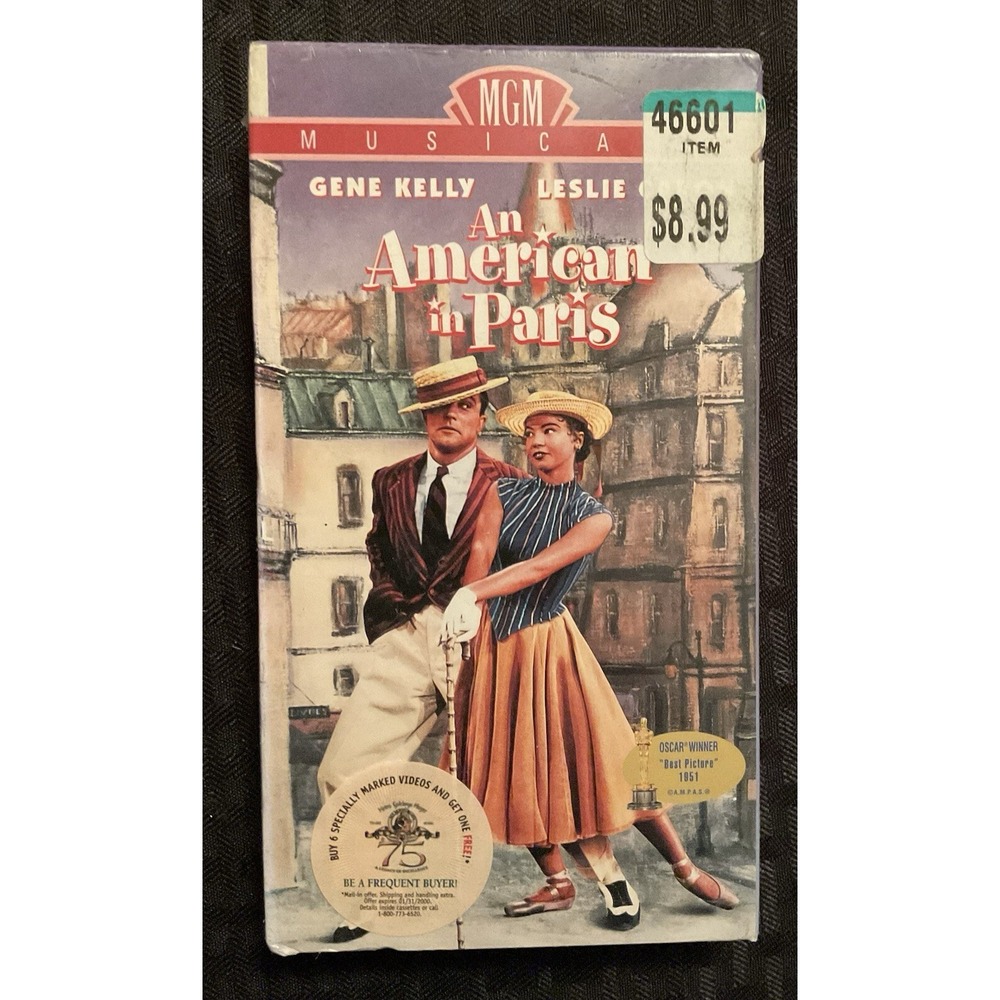 An American In Paris, 1951 Classic VHS, Gene Kelly & Leslie Caron NEW IN PACKAGE